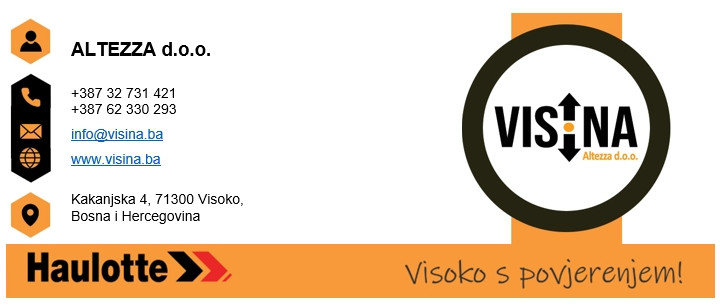 Samohodna korpa / platforma / dizalica za rad na visini