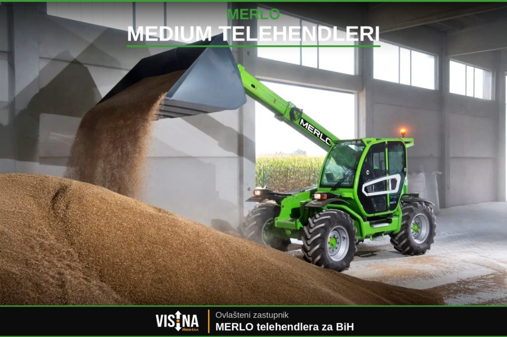 MERLO medium telehendleri / telehendler / teleskopski viličar