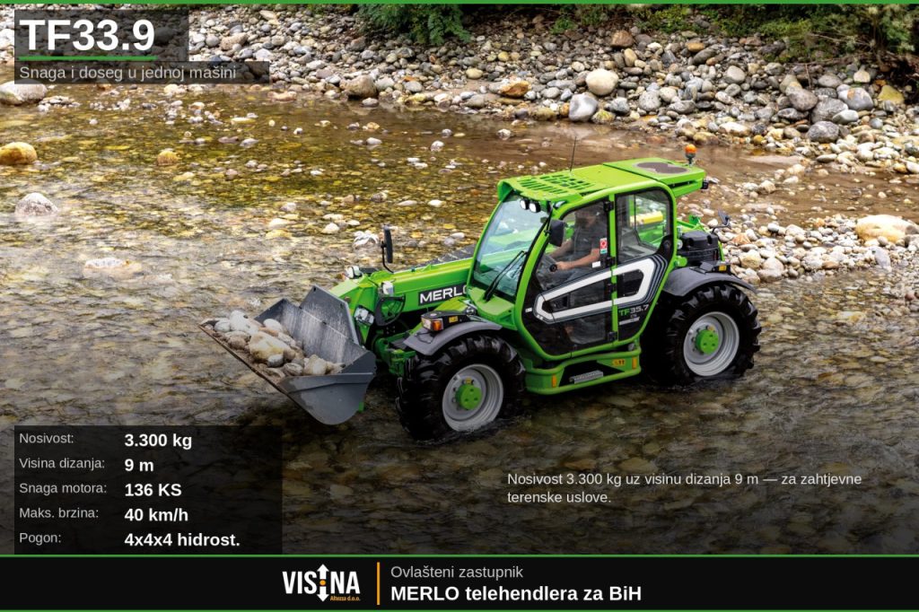 MERLO medium telehendleri / telehendler / teleskopski viličar