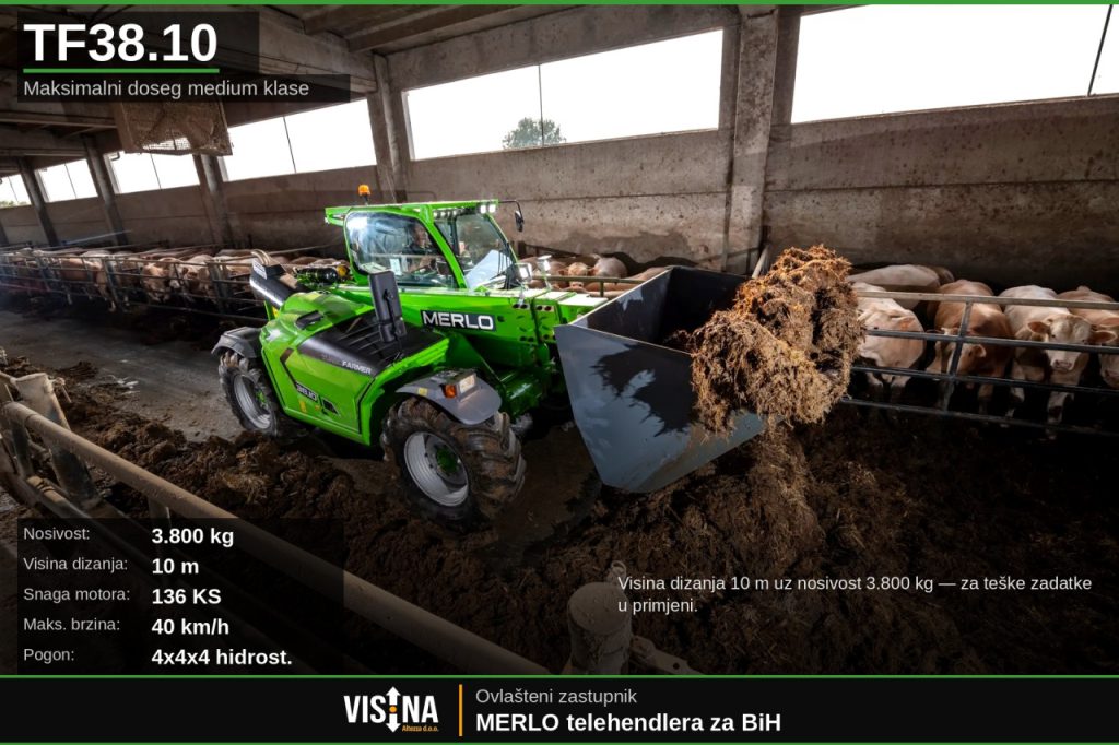 MERLO medium telehendleri / telehendler / teleskopski viličar