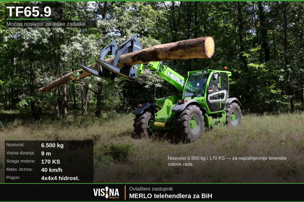 MERLO telehendleri velikog kapaciteta / telehendler / teleskopski