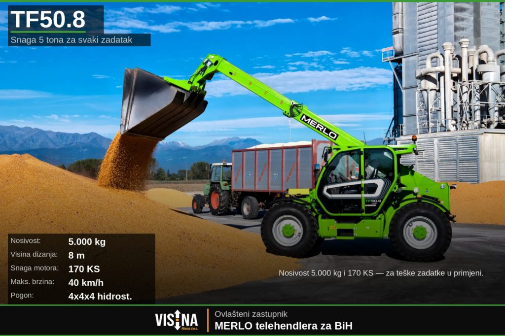 MERLO telehendleri velikog kapaciteta / telehendler / teleskopski