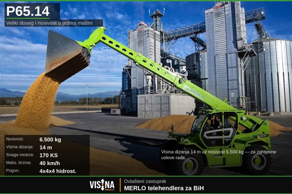 MERLO telehendleri velikog kapaciteta / telehendler / teleskopski