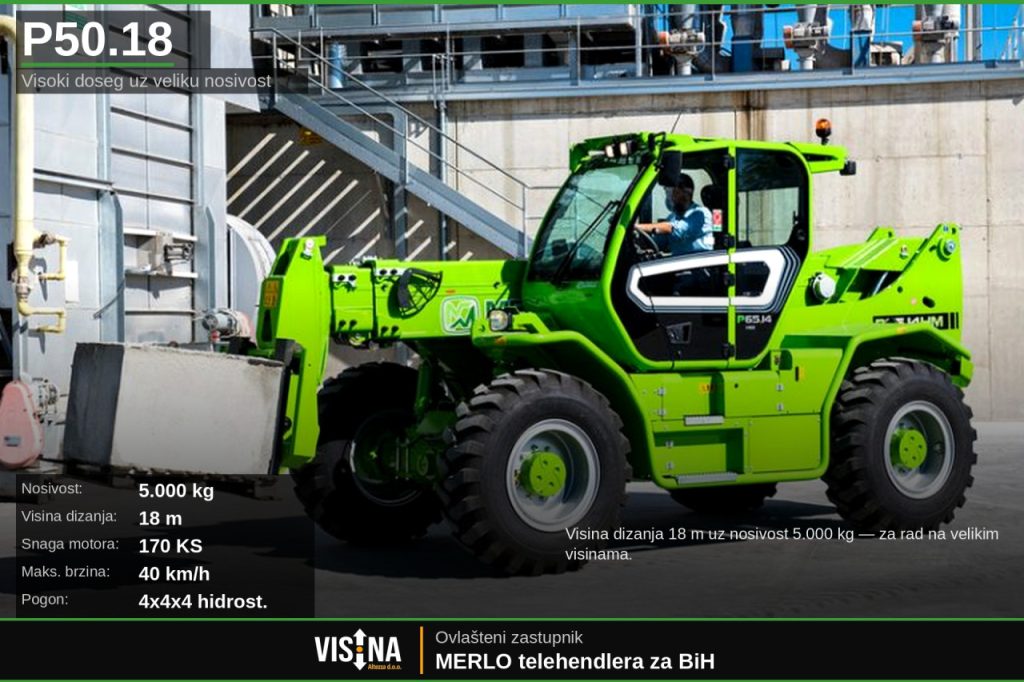 MERLO telehendleri velikog kapaciteta / telehendler / teleskopski