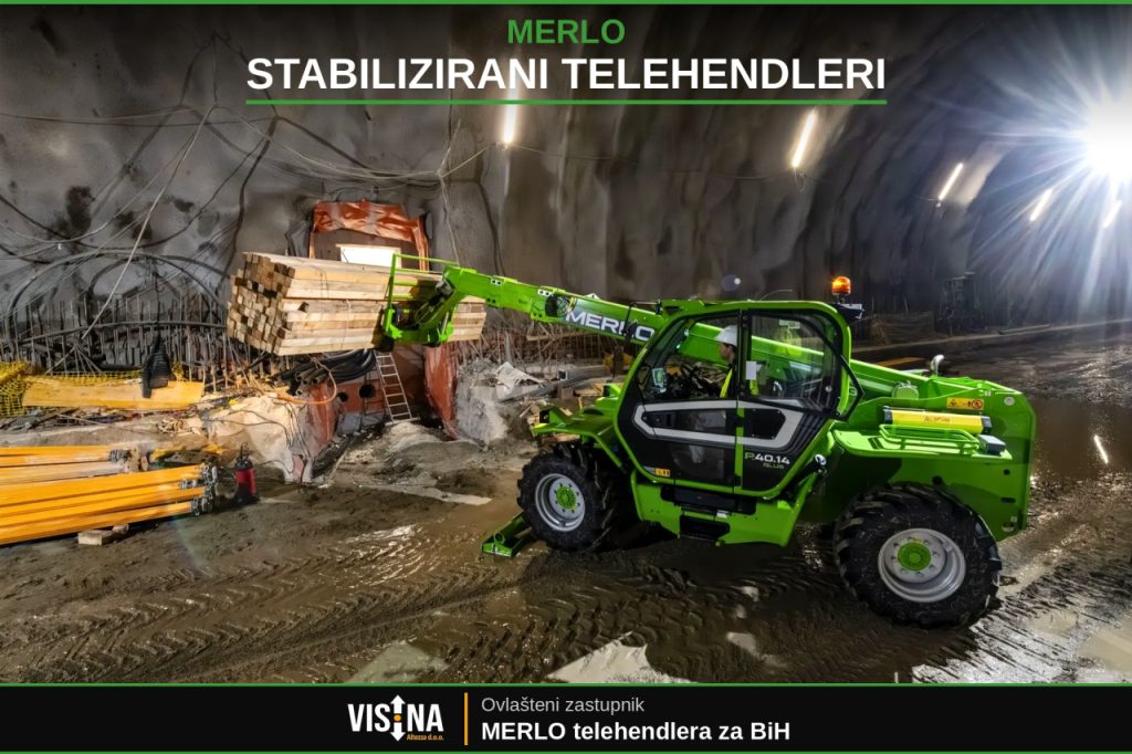 MERLO stabilizirani telehendleri / telehendler / teleskopski