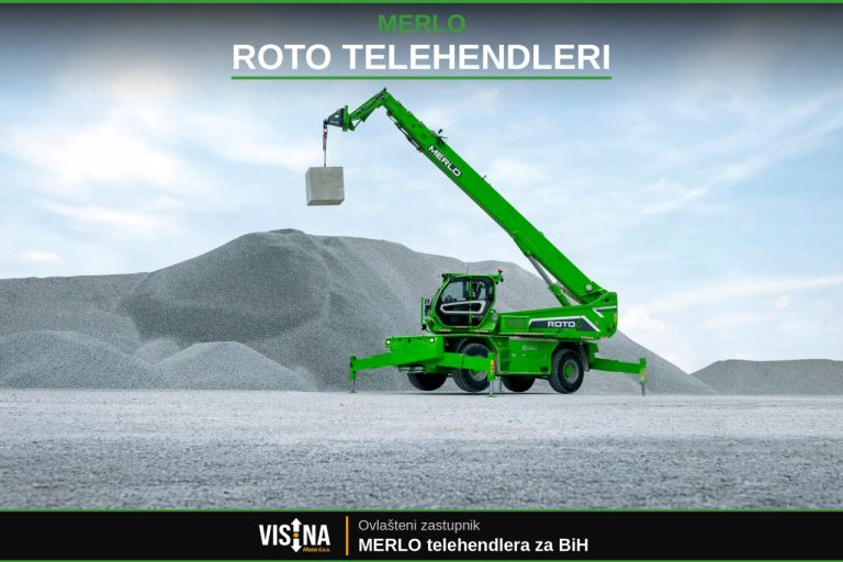 MERLO roto telehendleri / telehendler / teleskopski viličar